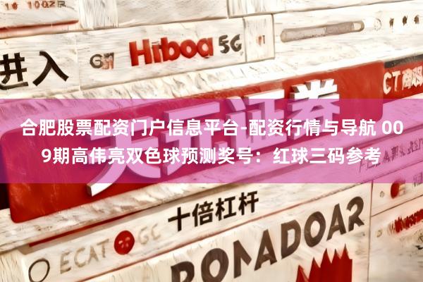 合肥股票配资门户信息平台-配资行情与导航 009期高伟亮双色球预测奖号：红球三码参考